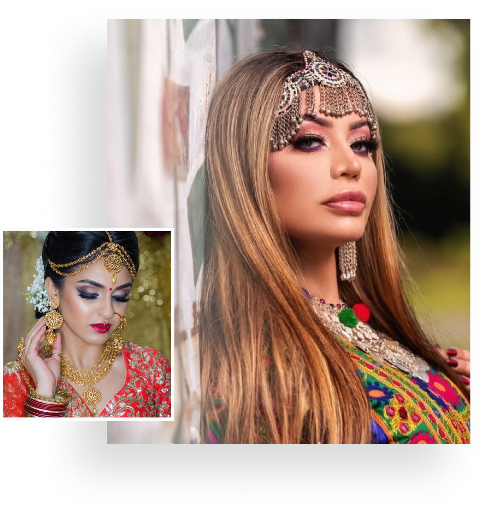 Indian Bridal Makeup Artist In Brampton Ontario Desi Hair Stylist In